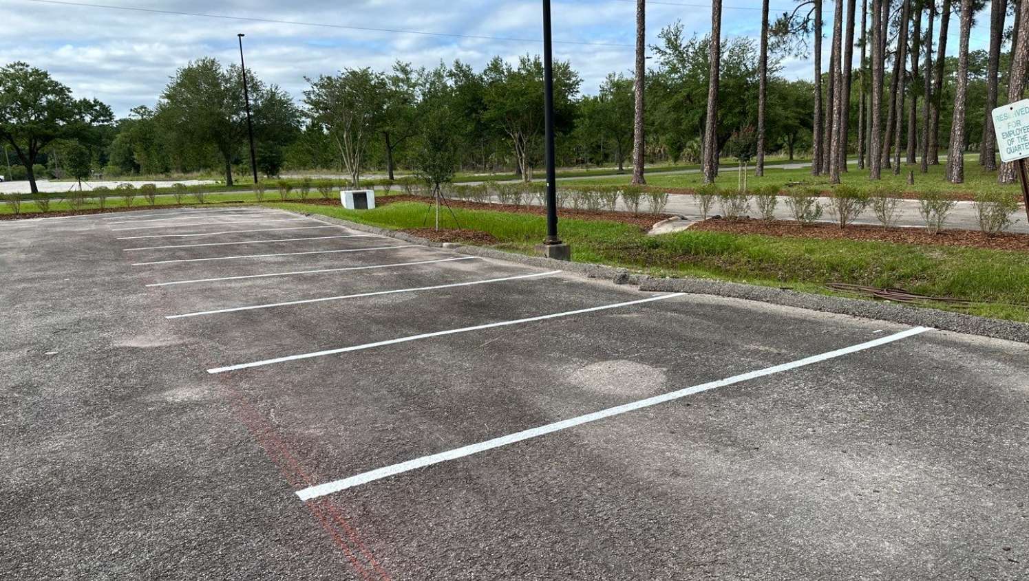 Parking Lot Striping & Marking - Professional Concrete Services